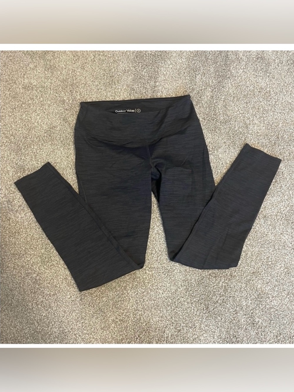 Dark Charcoal Gray Outdoor Voices Leggings